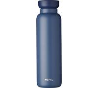 Mepal - Borraccia Ermetica Ellipse - Bottiglia Termica a Doppia Parete - Borraccia per Bere Fuori Casa - Caldo per 12 Ore e Freddo per 24 Ore - Acciaio Inossidabile - 900 ml - Nordic Denim