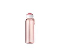 Mepal - Bottiglia D'acqua Flip-Up Campus - Bottiglia D'acqua a Prova di Perdite per la Scuola e in Viaggio - Bottiglia Trasparente - Senza BPA e Lavabile in Lavastoviglie - 500 ml - Pink