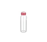 Mepal - Bottiglia d'acqua Flip Up Campus - Borraccia a prova di perdite per scuola e in viaggio - Bicchieri trasparenti - Senza BPA e lavabile in lavastoviglie - 500 ml - Rosa freddo
