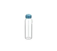 Mepal - Bottiglia d'acqua Flip Up Campus - Borraccia a prova di perdite per scuola e in viaggio - Bicchieri trasparenti - Senza BPA e lavabile in lavastoviglie - 500 ml - Cool Blue