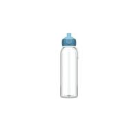 Mepal - Bottiglia d'acqua Pop-Up Campus - Borraccia a prova di perdite per scuola e in viaggio - Bicchieri trasparenti - Senza BPA e lavabile in lavastoviglie - 500 ml - Cool Blue