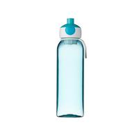 Mepal - Bottiglia D'acqua Pop-Up Campus - Bottiglia D'acqua a Prova di Perdite per la Scuola e in Viaggio - Bottiglia Trasparente - Senza BPA e Lavabile in Lavastoviglie - 500 ml - Turquoise