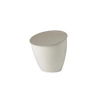 Mepal - Cestino per Rifiuti Organici Calypso - Piccolo Contenitore per Rifiuti con Coperchio - Ideale per l'Organizzazione della Cucina - Lavabile in Lavastoviglie - 2200 ml - Nordic white