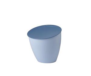 Mepal - Cestino per Rifiuti Organici Calypso - Piccolo Contenitore per Rifiuti con Coperchio - Ideale per l'Organizzazione della Cucina - Lavabile in Lavastoviglie - 2200 ml - Nordic blue