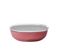 Mepal - Ciotola da Portata con Coperchio Silueta - Lavabile in lavastoviglie e microonde - Piatto per Insalata - Piatti per Tapas - Stoviglie - 4000 ml - Vivid mauve