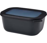 Mepal Ciotola Multiuso Cirqula - Rettangolare 1,5 L - Nordic Black