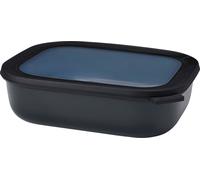 Mepal Ciotola Multiuso Cirqula - Rettangolare 2 L - Nordic Black