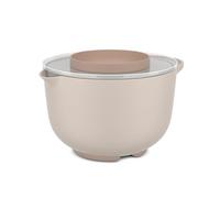 Mepal Ciotola per Mescolare con Coperchio Chef it, Base antiscivolo, Lavabile in microonde e in lavastoviglie, Ciotola, Il materiale resiste fino a 110°C, 3000 ml, Chalk