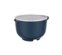 Mepal Ciotola per Mescolare con Coperchio Chef it, Base antiscivolo, Lavabile in microonde e in lavastoviglie, Ciotola, Il materiale resiste fino a 110°C, 1500 ml, Navy