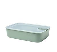 Mepal - Contenitore per alimenti EasyClip - Barattolo con coperchio e chiusura a scatto - Adatto per microonde, forno a vapore, frigorifero e congelatore - 2250 ml - Nordic sage