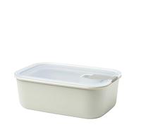 Mepal - Contenitore per alimenti EasyClip - Barattolo con coperchio e chiusura a scatto - Adatto per microonde, forno a vapore, frigorifero e congelatore - 1000 ml - Nordic white