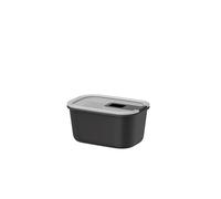 Mepal - Contenitore per alimenti EasyClip - Barattolo con coperchio e chiusura scorrevole - Adatto per microonde, forno a vapore, frigorifero e congelatore - Ermetico - 450 ml - Nordic black