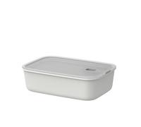 Mepal - Contenitore per alimenti EasyClip - Barattolo con coperchio e chiusura scorrevole - Adatto per microonde, forno a vapore, frigorifero e congelatore - Ermetico - 1,5 l - Nordic white