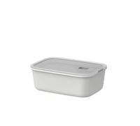 Mepal - Contenitore per alimenti EasyClip - Barattolo con coperchio e chiusura scorrevole - Adatto per microonde, forno a vapore, frigorifero e congelatore - Ermetico - 1 l - Nordic white