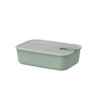 Mepal - Contenitore per alimenti EasyClip - Barattolo con coperchio e chiusura scorrevole - Adatto per microonde, forno a vapore, frigorifero e congelatore - Ermetico - 1,5 l - Nordic sage