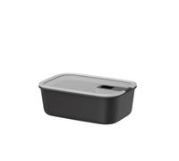 Mepal - Contenitore per alimenti EasyClip - Barattolo con coperchio e chiusura a scatto - Adatto per microonde, forno a vapore, frigorifero e congelatore - 1000 ml - Nordic black