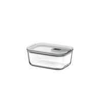 Mepal - Contenitore per alimenti in vetro EasyClip - Barattolo con coperchio e chiusura scorrevole - Adatto per microonde, forno a vapore, forno e congelatore - Ermetico - 700 ml - Nordic sage