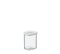 Mepal - Contenitore per Alimenti Modula - Contenitore Trasparente con Coperchio - Organizzatore per la Cucina e Contenitore di Plastica - Impilabile ed Ermetico - 375 ml - White