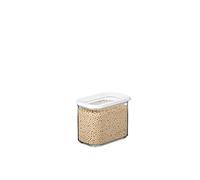 Mepal - Contenitore per Alimenti Modula - Contenitore Trasparente con Coperchio - Organizzatori da Cucina e Contenitore in Plastica - Impilabile ed Ermetico - 1000 ml - White