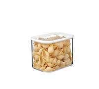Mepal - Contenitore per Alimenti Modula - Contenitore Trasparente con Coperchio - Organizzatori da Cucina e Contenitore in Plastica - Impilabile ed Ermetico - 4500 ml - White