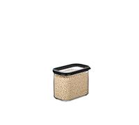 Mepal - Contenitore per Alimenti Modula - Contenitore Trasparente con Coperchio - Organizzatori da Cucina e Contenitore in Plastica - Impilabile ed Ermetico - 1000 ml - Black