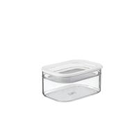 Mepal Contenitore per frigo 2 pezzi Modula, Scatola di Stoccaggio con Coperchio, Adatto per conservare carne e formaggio, Organizzatore per la Cucina, 550 + 2000 ml, White