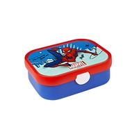 Mepal - Porta Pranzo Campus - Porta Pranzo Bento per Bambini - Porta Pranzo con Scomparto Bento e Forchetta - Con Chiusura a Clip - Senza BPA e Lavabile in Lavastoviglie - 750 ml - Spiderman