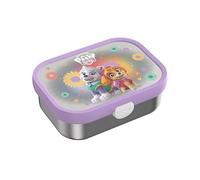 Mepal - Contenitore per il pranzo in acciaio inox Campus - Bento Box per bambini - Contenitore per il pranzo in acciaio inox con scomparti e forchetta - Meal Prep Box con chiusura a clip - Senza BPA e