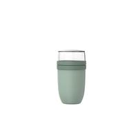 Mepal - Contenitore per il Pranzo XL Ellipse - Tazza di yogurt e di muesli - Scoparti Separati per Yogurt e Muesli - Adatto a Congelatore, Microonde e Lavastoviglie - 750 + 300 ml - Nordic sage