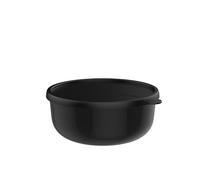 Mepal Contenitore per Microonde Lumina, Contenitori alimenti con coperchio adatti per frigo, freezer, forno a vapore e microonde, Contenitore plastica con coperchio, 1500 ml, Nordic black