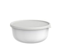 Mepal Contenitore per Microonde Lumina, Contenitori alimenti con coperchio adatti per frigo, freezer, forno a vapore e microonde, Contenitore plastica con coperchio, 3000 ml, White