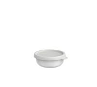 Mepal Contenitore per Microonde Lumina, Contenitori alimenti con coperchio adatti per frigo, freezer, forno a vapore e microonde, Contenitore plastica con coperchio, 250 ml, White