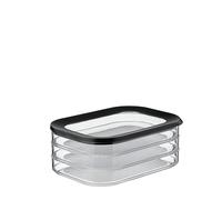 Mepal - Contenitore per Salumi Modula 3 strati - Contenitore con Coperchio per Frigorifero - Adatto per Conservare Pancetta e altri Prodotti a Base di Carne - 3x 500 ml - Black