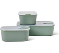 Mepal Set Contenitore per Alimenti Easyclip 3 Pezzi, 2x700 e 1500, Nordic Sage