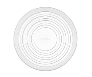 Mepal - Coperchio per Microonde Tondo Cirqula - Coperchio Resistente al Calore per Contenitore Alimentare Cirqula di Mepal - Coperchio Trasparente Adatto per Microonde e Lavastoviglie