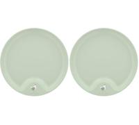 Mepal Mio - Piatto per bambini - Piatto in plastica resistente - adatto al forno a microonde - Pratica rientranza sul bordo - Lavabile in lavastoviglie - Little Farm (Confezione da 2)