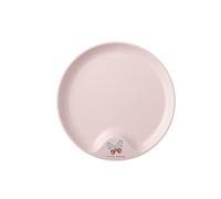 Mepal Mio - Piatto per bambini - Piatto in plastica resistente - adatto al forno a microonde - Pratica rientranza sul bordo - Lavabile in lavastoviglie - Flowers & Butterflies