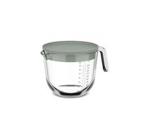 Mepal Misurino in vetro con coperchio Chef it, Scala incisa di facile lettura, Adatto al forno e al microonde (senza coperchio), Vetro di alta qualità, 1000 ml, Nordic sage