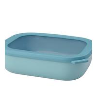 Mepal - Multi Bowl Cirqula Rectangular - Contenitori Plastica con Coperchio - Adatto Come Contenitore Ermetico per Frigo, Microonde, Congelatore da Portata - Ciotole Cucina - 2000 ml - Nordic Green