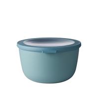Mepal - Multi Bowl Cirqula Round - Contenitori Plastica con Coperchio - Adatto come contenitore ermetico per Frigo, microonde, Congelatore e piatti da portata - Ciotole Cucina - 2000 ml - Nordic Green