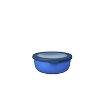 Mepal - Multi Bowl Cirqula Round - Contenitori Plastica con Coperchio - Adatto come contenitore ermetico per Frigo, microonde, Congelatore e piatti da portata - Ciotole Cucina - 750 ml - Vivid blue