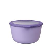 Mepal - Multi Bowl Cirqula Round - Contenitori Plastica con Coperchio - Adatto come contenitore ermetico per Frigo, microonde, Congelatore e piatti da portata - Ciotole Cucina - 2000 ml - Nordic Lilac