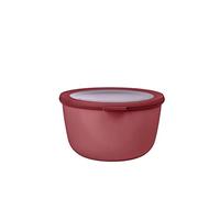 Mepal - Multi Bowl Cirqula Round - Contenitori Plastica con Coperchio - Adatto come contenitore ermetico per Frigo, microonde, Congelatore e piatti da portata - Ciotole Cucina - 2000 ml - Vivid mauve