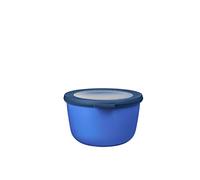 Mepal - Multi Bowl Cirqula Round - Contenitori Plastica con Coperchio - Adatto come contenitore ermetico per Frigo, microonde, Congelatore e piatti da portata - Ciotole Cucina - 1000 ml - Vivid blue