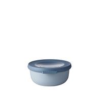 Mepal - Multi Bowl Cirqula Round - Contenitori Plastica con Coperchio - Adatto come contenitore ermetico per Frigo, microonde, Congelatore e piatti da portata - Ciotole Cucina - 350 ml - Nordic Blue