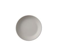 Mepal - Piatto Fondo Silueta - Lavabile in lavastoviglie e microonde - Piatti di plastica - Piatti da Cena - Servizio - 21 cm - Nordic white