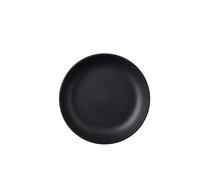 Mepal - Piatto Fondo Silueta - Lavabile in lavastoviglie e microonde - Piatti di plastica - Piatti da Cena - Servizio - 21 cm - Nordic black