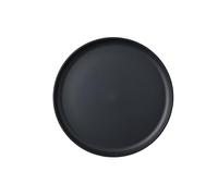 Mepal - Piatto Piano Silueta - Lavabile in lavastoviglie e microonde - Piatti di plastica - Piatti da Cena - Servizio - 26 cm - Nordic black