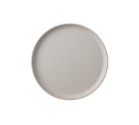 Mepal - Piatto Piano Silueta - Lavabile in lavastoviglie e microonde - Piatti di plastica - Piatti da Cena - Servizio - 26 cm - Nordic white