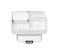 Mepal - Porta Pranzo Bento Take A Break Large - Sacco per il Pranzo con Bento Box - Porta Pranzo per Panini, Spuntini e Avanzi - Snack e Pranzo - 1500 ml - White